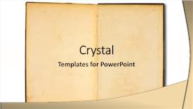  Presentation with ancient book - PPT layouts enhanced with old book ancient book isolated background and a lemonade colored foreground