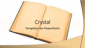  Presentation with ancient-book - Slide deck consisting of old book ancient book background and a  colored foreground