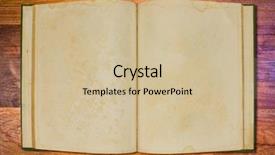  Presentation with ancient book - Beautiful presentation featuring old book ancient book backdrop and a  colored foreground