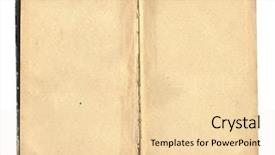  Presentation with old book - Presentation consisting of old book object isolated background and a lemonade colored foreground