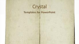  Presentation with old book - Colorful slide set enhanced with old book on the white backdrop and a soft green colored foreground