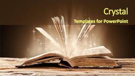  Presentation with history book - Amazing presentation theme having old book on wooden planks backdrop and a tawny brown colored foreground