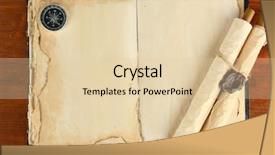  Presentation with old book - Colorful PPT layouts enhanced with old book scrolls and compass backdrop and a lemonade colored foreground