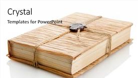  Presentation with wax - Colorful theme enhanced with old book with seal wax backdrop and a  colored foreground