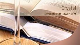  Presentation with wine - Amazing presentation theme having old books and wine backdrop and a lemonade colored foreground