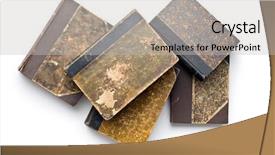  Presentation with old book - Amazing PPT layouts having old books on white background backdrop and a light gray colored foreground