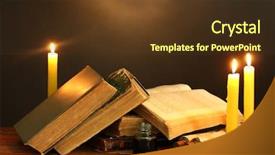  Presentation with old papers - Beautiful PPT layouts featuring old books scrolls ink pen backdrop and a tawny brown colored foreground