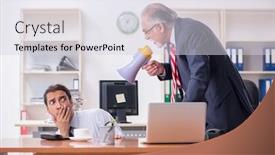  Presentation with old young - Beautiful slide set featuring old-boss-and-young-male backdrop and a lemonade colored foreground