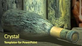  Presentation with cellar - Beautiful presentation theme featuring old bottles of wine in old cellar on dark background backdrop and a tawny brown colored foreground