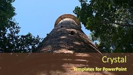  Presentation with pipe - Cool new PPT layouts with old-brick-vintage-pipe-between backdrop and a tawny brown colored foreground