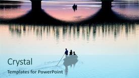  Presentation with italy - PPT theme enhanced with old bridge - arno river in florence italy background and a sky blue colored foreground