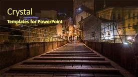  Presentation with architecture old - Cool new presentation theme with old-bridge-in-mostar-bosnia backdrop and a wine colored foreground