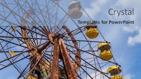  Presentation with radioactive - Beautiful theme featuring pripyat the chernobyl disaster backdrop and a light blue colored foreground