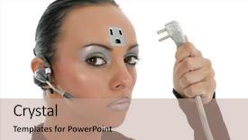  Presentation with bulgarian - Beautiful theme featuring old bulgarian woman with three backdrop and a coral colored foreground