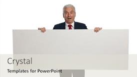  Presentation with old - Slides consisting of old-businessman-feeling-shocked background and a lemonade colored foreground