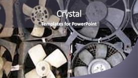  Presentation with old car - PPT theme consisting of old car fans grunge background background and a dark gray colored foreground