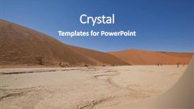  Presentation with old car - Slide deck having old car in a desert background and a ocean colored foreground