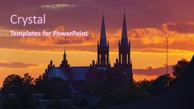  Presentation with catholic old - Cool new slides with old-catholic-church-in-vidzy backdrop and a violet colored foreground