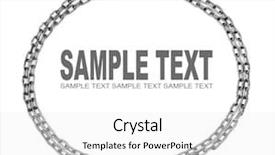  Presentation with chains - Colorful slide set enhanced with old chains close up with space for your text backdrop and a white colored foreground