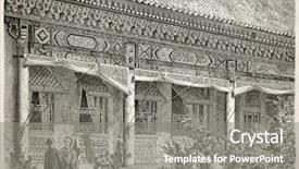  Presentation with beijing air pollution - Audience pleasing PPT layouts consisting of old china - british legation peristyle beijing created backdrop and a gray colored foreground