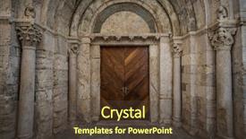  Presentation with diversity spain children - Colorful theme enhanced with old church - view of girona spain backdrop and a tawny brown colored foreground