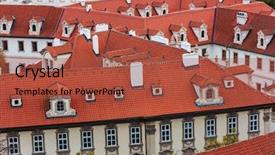 Presentation with old city of jerusalem - Colorful PPT theme enhanced with old city prague czech republic backdrop and a red colored foreground