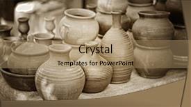  Presentation with clay - Slide deck consisting of oktoberfest character fingers against blue and white flag background and a white colored foreground