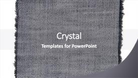  Presentation with shadow - Slide set consisting of old clothes - fabric with fringe isolated background and a gray colored foreground