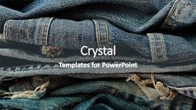  Presentation with old clothes - Theme having old clothes - jeans closeup background and a dark gray colored foreground
