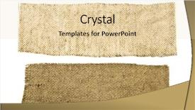  Presentation with hazardous materials firefighter - PPT theme consisting of old clothes - sackcloth materials isolated on white background and a lemonade colored foreground