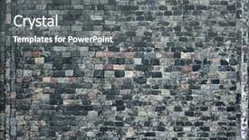  Presentation with texture - Audience pleasing presentation consisting of old cobblestone road for background backdrop and a  colored foreground