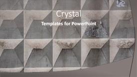  Presentation with concrete - Presentation theme having old-concrete-wall-for-texture background and a gray colored foreground