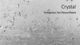  Presentation with material concrete - Presentation design enhanced with cracks building - old cracked paint background and a light gray colored foreground