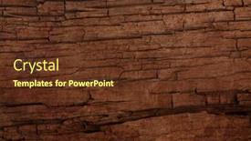  Presentation with cracked - Slides having old-cracked-wooden-surface-background background and a tawny brown colored foreground