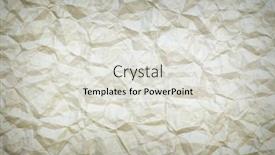  Presentation with old crumpled paper - PPT layouts with old-crumpled-paper-blank-background background and a sky blue colored foreground