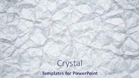  Presentation with old crumpled paper - PPT theme consisting of old-crumpled-paper-blank-background background and a sky blue colored foreground