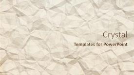  Presentation with old crumpled paper - PPT theme enhanced with old-crumpled-paper-blank-background background and a lemonade colored foreground