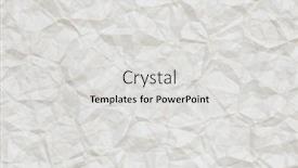  Presentation with old crumpled paper - Presentation theme having old-crumpled-paper-blank-background background and a light gray colored foreground