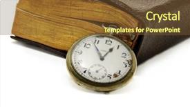  Presentation with ancient book - Presentation with old diary - ancient book with a pocket background and a tawny brown colored foreground