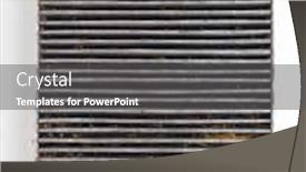  Presentation with carbon - Slide set featuring old-dirty-carbon-air-filter background and a dark gray colored foreground