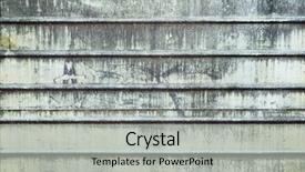  Presentation with metal - Colorful slide set enhanced with old dirty metal wall grunge backdrop and a  colored foreground