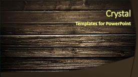  Presentation with rustic old wood texture - Presentation theme featuring old dirty wooden texture background and a tawny brown colored foreground