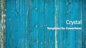  Presentation with old wood - Presentation featuring old dirty wooden wall background and a teal colored foreground