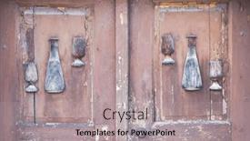  Presentation with hungary - Theme enhanced with old-door-wine-cellars-villanykovesd background and a mint green colored foreground