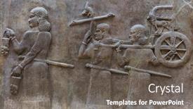  Presentation with archeology - PPT theme enhanced with old-egypt-scriptures-archeology-background background and a gray colored foreground