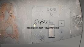  Presentation with shield - Colorful presentation theme enhanced with old electrical shield exhibition backdrop and a light gray colored foreground