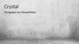  Presentation with concrete - PPT theme with old empty room with concrete background and a light gray colored foreground