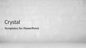  Presentation with cracked concrete vintage wall - Cool new slide set with old empty room with concrete backdrop and a light gray colored foreground