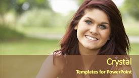  Presentation with girl teens - Theme consisting of 19 years - teenage girl outdoors background and a tawny brown colored foreground