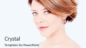  Presentation with beauty makeup - Cool new PPT layouts with old faces - close up portrait of beautiful backdrop and a sky blue colored foreground